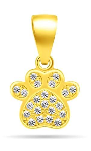 Brilio Colgante Charming Gold-Plated Pendant with zircons Paw PT85Y sBS2276 Marca