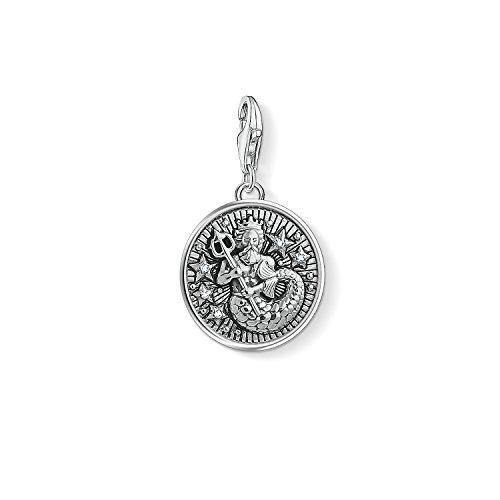 Thomas Sabo - Colgante de Mujer "Charm Zodíaco Acuario Charm Club"