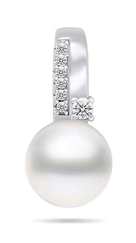 Brilio Colgante Beautiful Silver Pendant with Genuine Pearl and zircons PT100W sBS2305 Marca