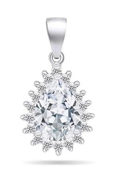 Brilio Colgante Sparkling Silver Pendant with Clear zircons Kapka PT98W sBS2303 Marca