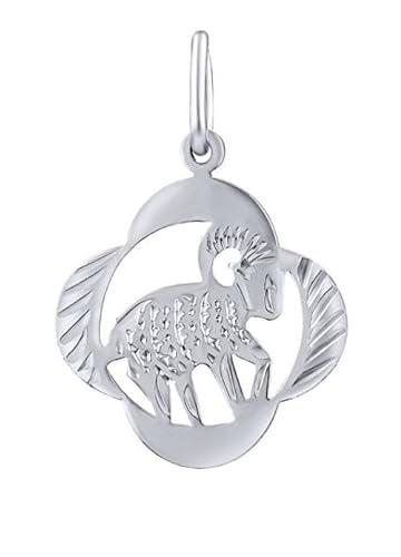 Silvego Colgante Silver Pendant Zodiac Sign Aries - Four-Leaf Clover SILVEGOB10281S04 sSL3764 Marca