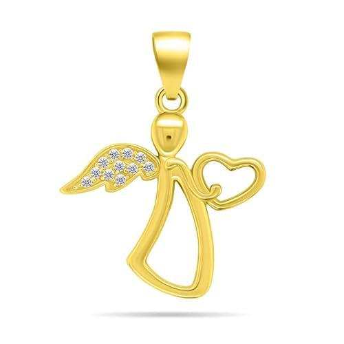Brilio Colgante Beautiful Gold-Plated Pendant Angel PT120Y sBS2950 Marca