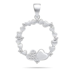 Brilio Colgante Romantic Pendant with Hearts Made of Silver PT22W sBS1116 Marca