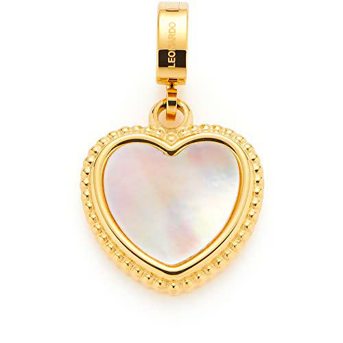 Leonardo Jewels Lia Clip&amp;Mix 022896 - Colgante de acero inoxidable con forma de corazón