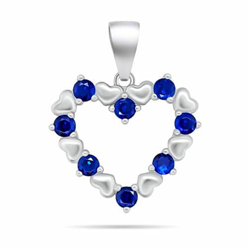 Brilio Colgante Gentle Silver Pendant with Dark Blue zircons PT19WB sBS1109 Marca