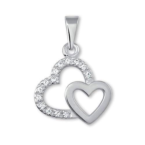 Brilio Colgante Two Gold Pendant Hearts 249001 00490 07 sBR0686 Marca