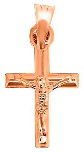 Brilio Colgante Rose Gold Pendant Jesus on The Cross CRS067_AU_R sBR1793 Marca