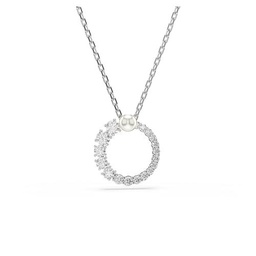 Swarovski Colgante Matrix, Crystal Pearl, Talla redonda