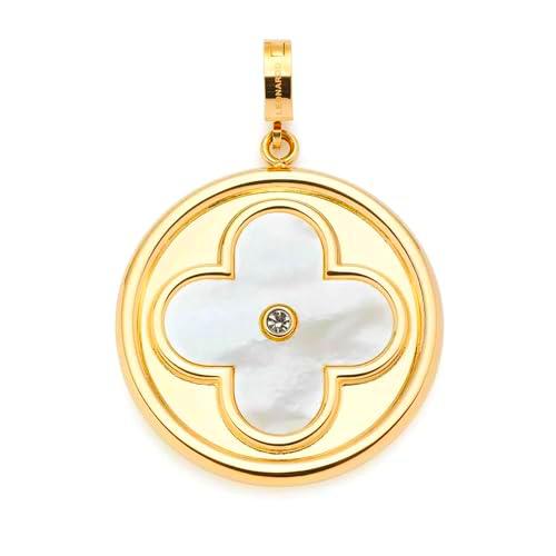 Leonardo Jewels Colgante individual Helena para mujer de acero inoxidable en color dorado con cierre de clip