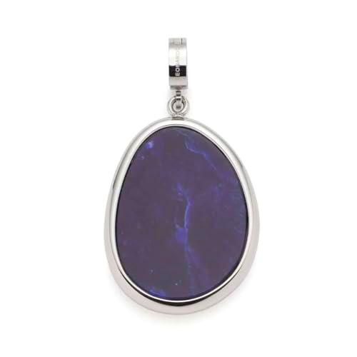 Leonardo Jewels Colgante individual Prilla para mujer de acero inoxidable en color plata con cierre de clip