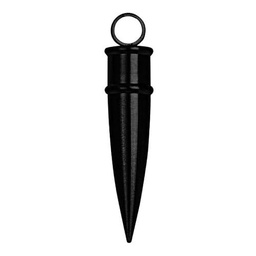 iXXXi Men Colgante para hombre, diseño de bala, color negro mate