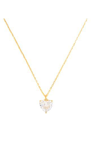 Kate Spade New York April - Colgante De Corazón, Transparente/Dorado