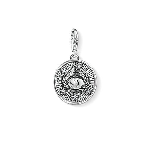 Thomas Sabo - Colgante de Mujer "Charm Zodíaco Cáncer Charm Club"