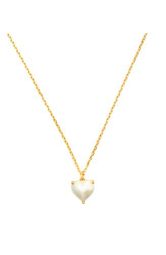Kate Spade New York June Heart - Colgante Con Forma De Corazón, Perla