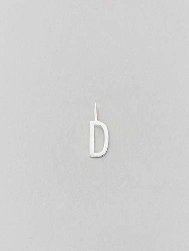 Design Letters Colgante de arquetipo de Plata de 10 mm A-Z-D