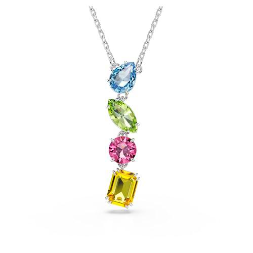 Swarovski Colgante en Y Gema, Tallas mixtas, Multicolor