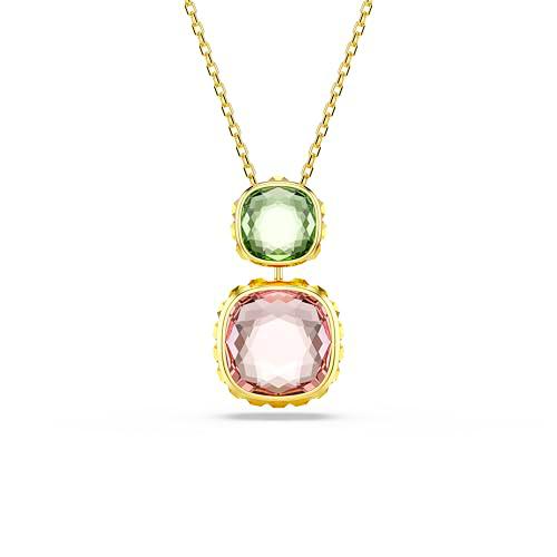 Swarovski Colgante Chroma, Talla cojín, Multicolor