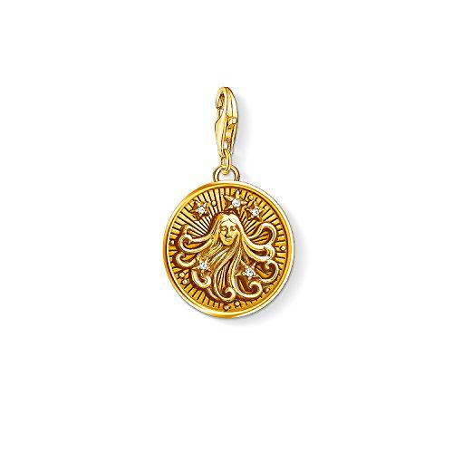 Thomas Sabo - Colgante de Mujer "Charm Zodíaco Virgo Charm Club"