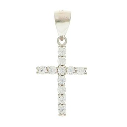 Beneto Adorno Silver Pendant with zircons Cross AGH593 sBE0968 Marca