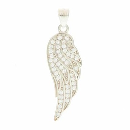 Beneto Adorno Silver Pendant with zircons Angel Wing TAGH223 sBE1419 Marca