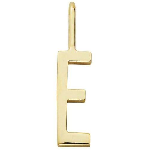 Design Letters Colgante arquetipo 16mm oro A-Z-E, metal