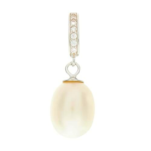 Beneto Adorno Silver Pendant with Freshwater Pearl AGH675P sBE1202 Marca