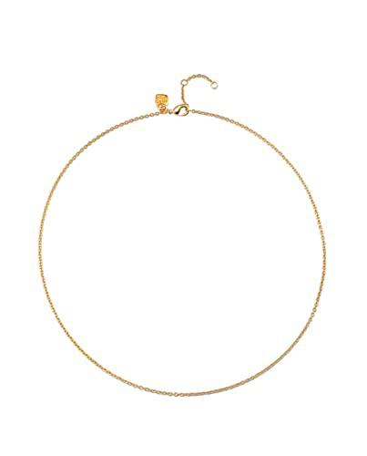 UNOde50 Collar corto bañado en oro de 18k