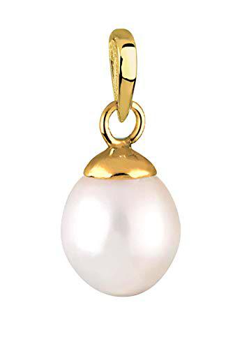 Elli Colgantes Süßwasserzuchtperle 585 Gelbgold
