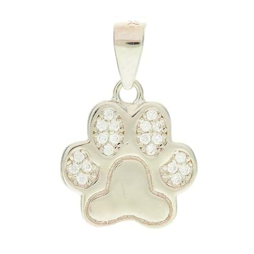 Brilio Silver Adorno Playful Silver Pendant with zircons Paw PT63W sBS2219 Marca