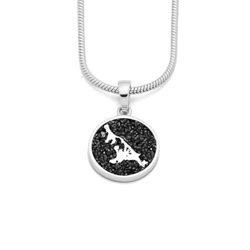 DUR Usedom P3346 - Colgante pequeño para mujer de plata de ley en color plateado