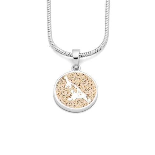 DUR Usedom P3345 - Colgante pequeño de plata de ley para mujer