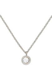 Kate Spade New York Jet en Stone Mini Colgante, Clear/Silver