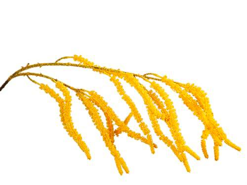 RAMA MIMOSA COLGANTE AMARILLA POLIESTER