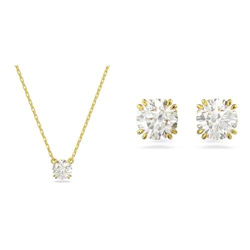 Swarovski Imber Colección Collar &amp; Pendientes, Baño de oro