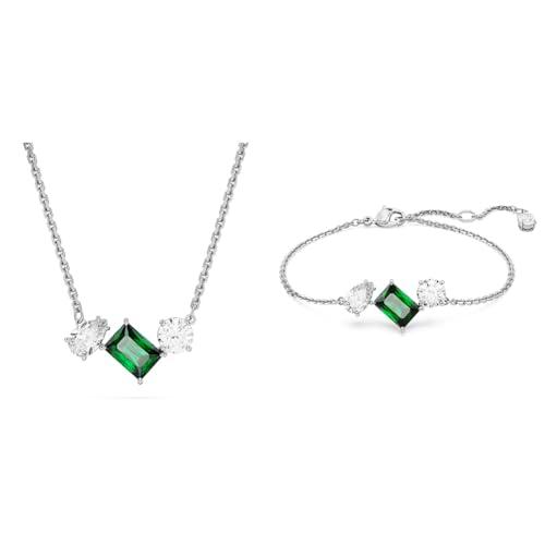 Swarovski Mesmera Colección, Collar &amp; Pulsera, Verde