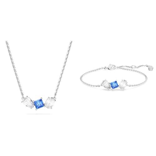 Swarovski Mesmera Colección, Collar &amp; Pulsera, Azul