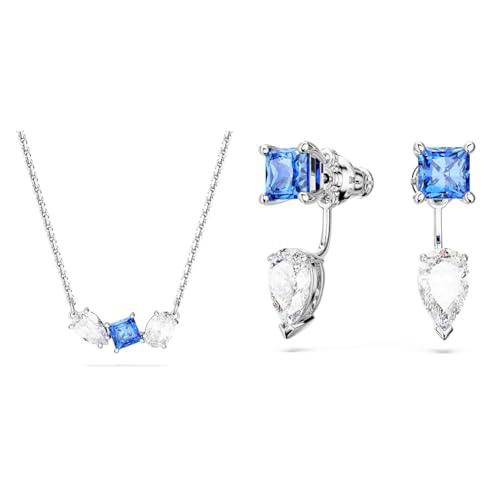 Swarovski Mesmera Colección, Collar &amp; Pendientes, Azul