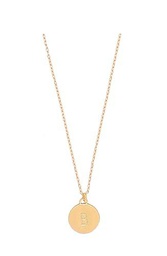 Kate Spade New York Colgante mini inicial, oro, B