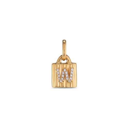 UNO de 50 | Charm Candado Personalizable | Diseño Original con Topacios | Joya Artesanal en Plata de Ley