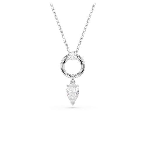 Swarovski Colgante de mesmera, blanco, Rodium chapado