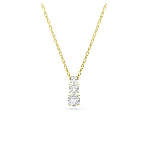 Swarovski Colgante de Stilla, blanco, dorado chapado en