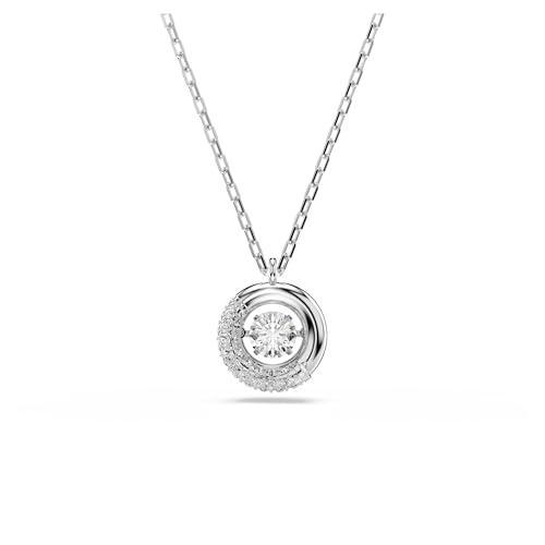 Swarovski Colgante de dextera, cristal, Rhodium chapado