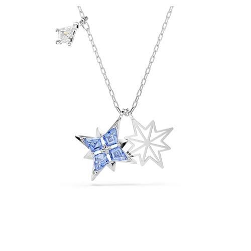 Swarovski Colgante de simbólica, azul grisáceo, rollo chapado