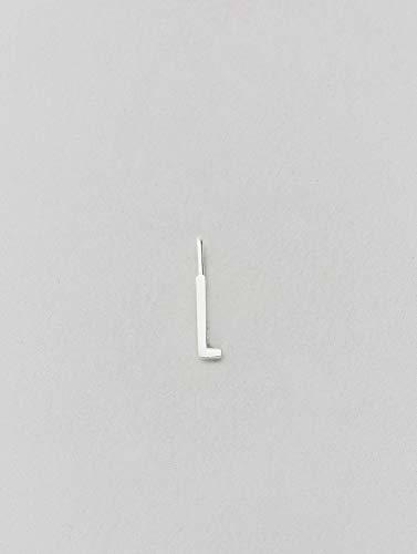Design Letters Colgante de arquetipo de 10 mm de Plata A-Z-L