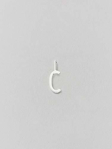 Design Letters Colgante de arquetipo de Plata de 10 mm A-Z-C