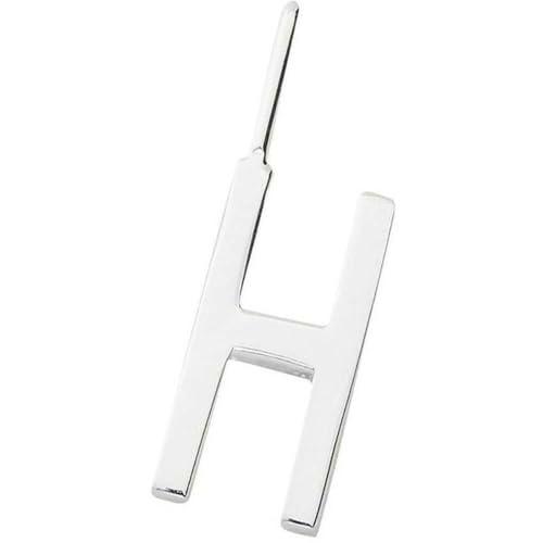 Design Letters Colgante de arquetipo de Plata de 10 mm A-Z-H