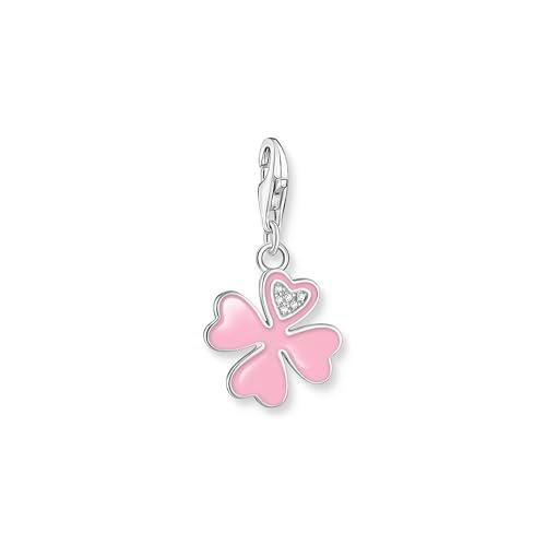 THOMAS SABO Colgante de trébol de plata de ley 925 reciclada