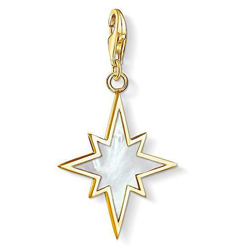 Thomas Sabo - Colgante de Mujer "Estrella del nácar Charm Club"