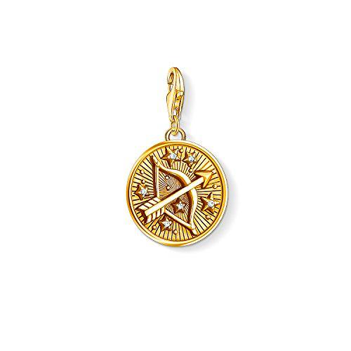 Thomas Sabo - Colgante de Mujer "Charm Zodíaco Sagitario Charm Club"