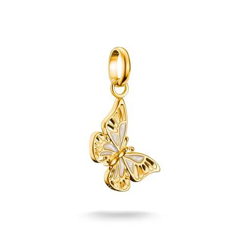 Thomas Sabo Charm Club Connect CC1265-427-14 - Colgante de mariposa (chapado en oro de 18 quilates